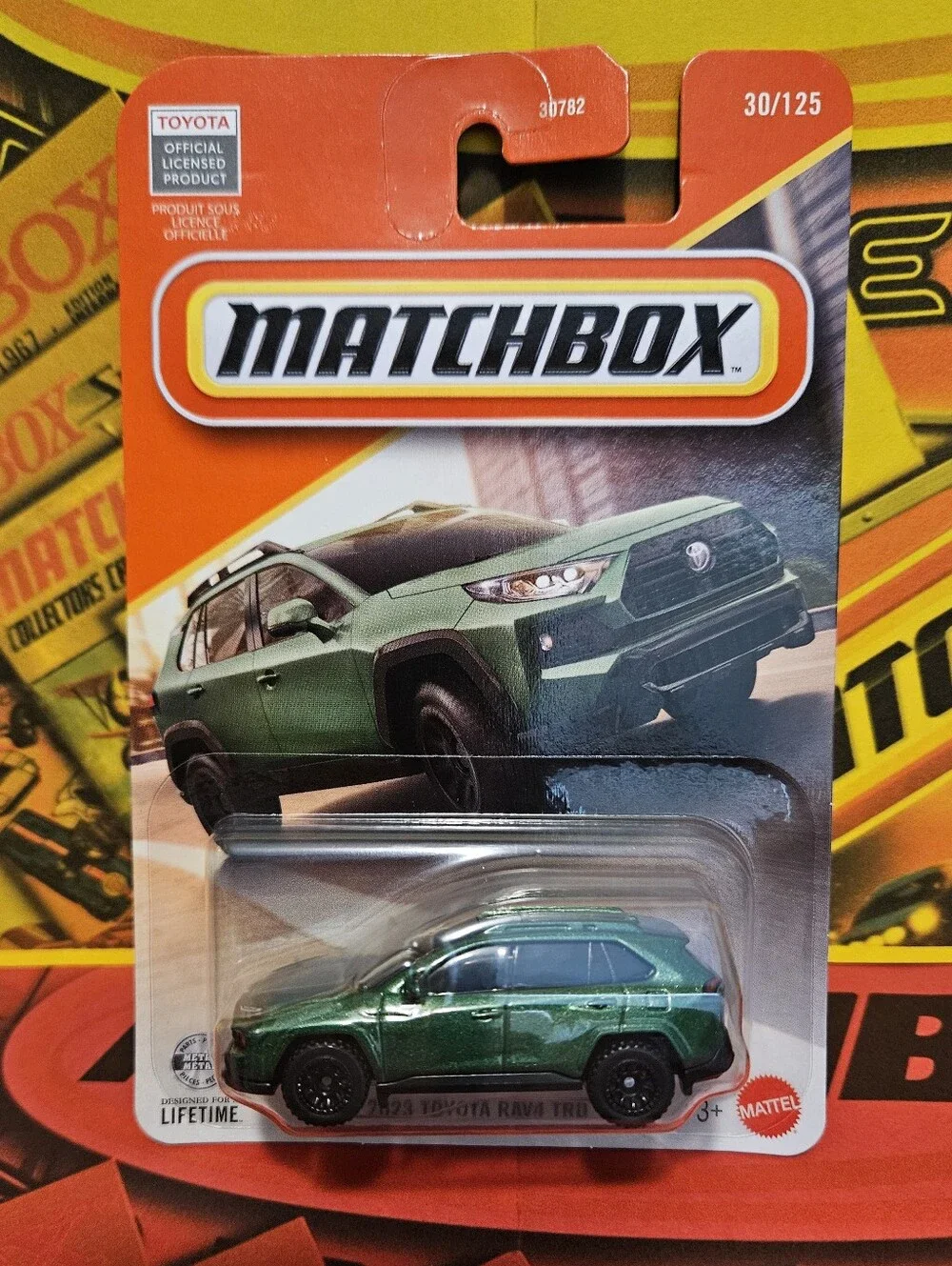 Matchbox Green Toyota RAV4 Die-Cast SUV